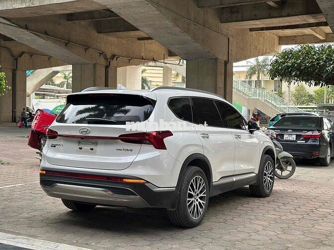 Hyundai Santafe Hybrid 1.6HTRAC Trắng