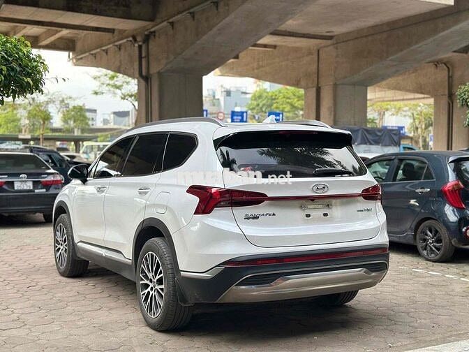 Hyundai Santafe Hybrid 1.6HTRAC Trắng