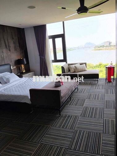 🌟 CHO THUÊ VILLA 4 TẦNG VIEW SÔNG ĐẲNG CẤP – KHU HÒA XUÂN (SÁT EURO VI
