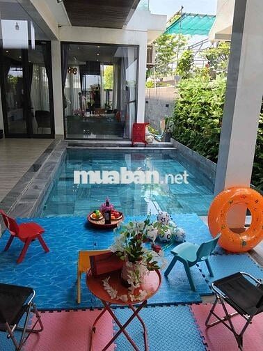 🌟 CHO THUÊ VILLA 4 TẦNG VIEW SÔNG ĐẲNG CẤP – KHU HÒA XUÂN (SÁT EURO VI
