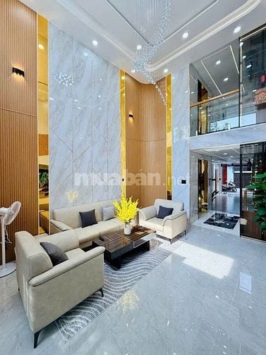 Nhỉnh 13 tỷ có nhà 6 lầu đẹp ngang 4.3m 73m2 hẻm 183 Nguyễn Văn Khối.