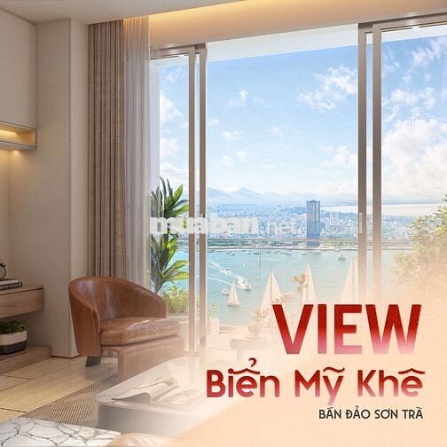CĂN HỘ 2PN 3.x TỶ - 61,8m2 VEN SÔNG HÀN ĐÀ NẴNG - DỰ ÁN PENINSULA