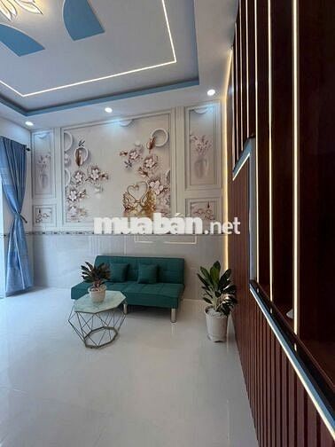 Nhà Phố Thiết Kế Hiện Đại,4x14m-2PN,2WC,XTS,Hóc Môn 690TR.