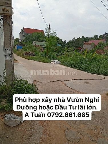 Chính Chủ Bán Gấp Lô Đất 2 Mặt Tiền 10m. Đường rộng 5m oto đỗ. Giá rẻ