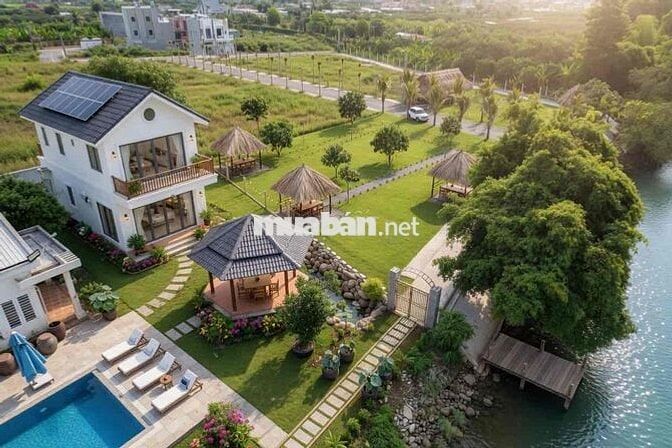 Đất view sông ngay đường bờ kè bửu long