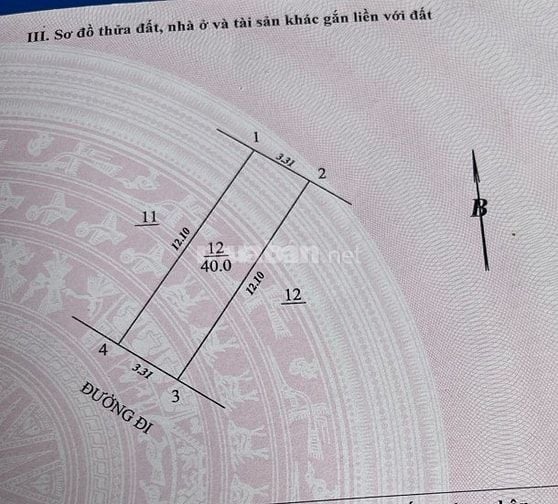 ĐẤT ĐÔNG NGẠC- PHÂN LÔ VỈA HÈ Ô TÔ TRÁNH TRƯỚC NHÀ- GẦN TRƯỜNG HỌC, CH