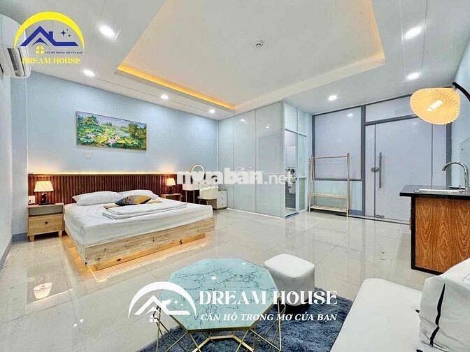 CĂN HỘ STUDIO RỘNG RÃI AN NINH CAO NGAY NGÃ TƯ BỐN XÃ NHÀ MỚI THOÁNG