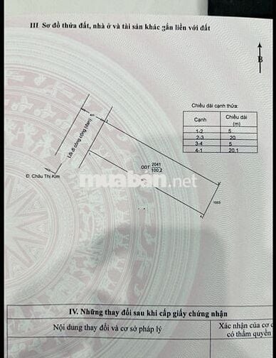 Bán đất thổ trung tâm TP Tân An, đất chính chủ