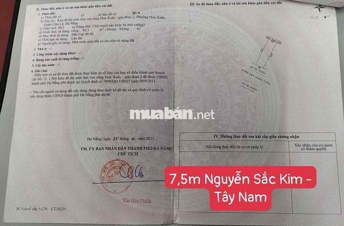 🧧 BÁN : NGUYỄN SẮC KIM ( 7,5M )