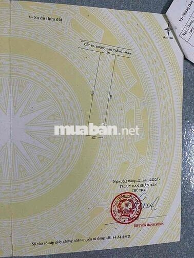 Bán lô đất kiệt Lý Tự Trọng thông Cao Thắng