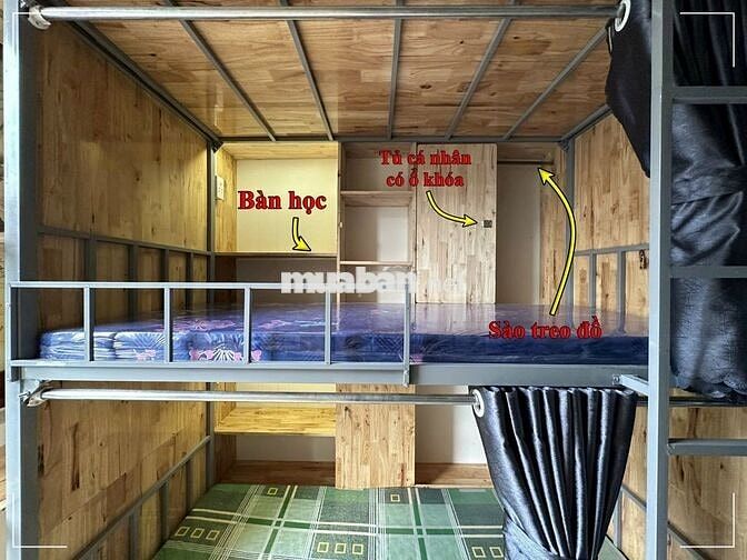 🎉Ký túc xá Gò Vấp cách IUH CS1 700m MỚI 💯% Bao hết phí - Máy lạnh 24/7