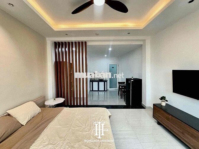 Mới 100% 1 phòng ngủ ban công 45m2 khu cầu Thị Nghè sát Hoàng Sa Q1 Q3
