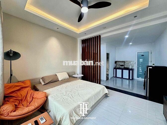 Mới 100% 1 phòng ngủ ban công 45m2 khu cầu Thị Nghè sát Hoàng Sa Q1 Q3