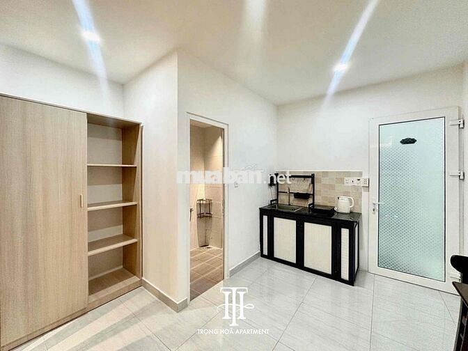 Mới 100% 1 phòng ngủ ban công 45m2 khu cầu Thị Nghè sát Hoàng Sa Q1 Q3
