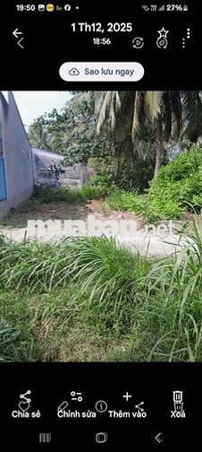 CẦN VỐN KINH DOANH BÁN GẤP LÔ ĐẤT MỎ CÀY BẾN TRE .