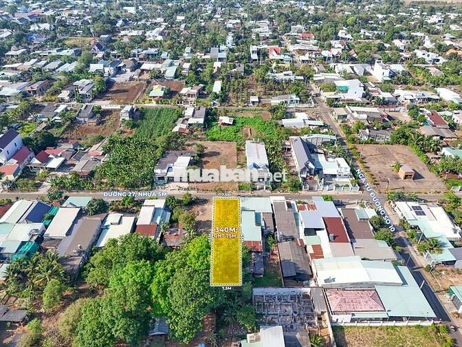 Bán 7.5m mặt tiền đường 27, ngã tư số 10, vị trí đẹp, Nghĩa Thành