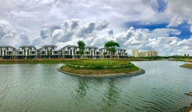 Bán Biệt thự View Sông KDC LAVILA Kiến Á .DT: 10x20 .3 lầu . 29 Tỷ