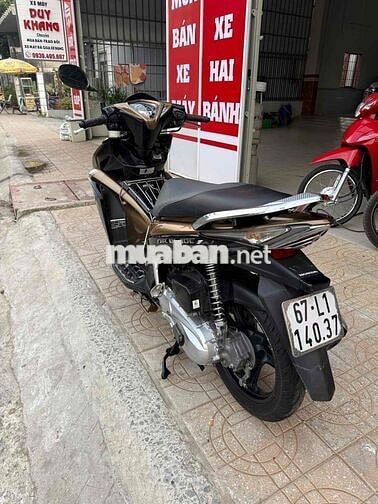 Honda Air Blade 110 2012 Đen Nâu