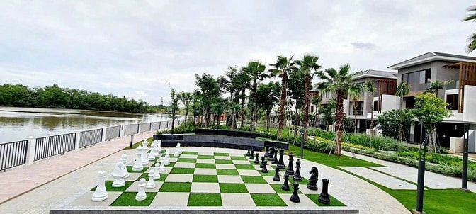Bán Biệt thự View Sông KDC LAVILA Kiến Á .DT: 10x20 .3 lầu . 29 Tỷ