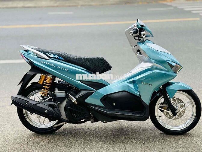 Honda Air Blade 125 Xanh Bạc Full đồ chơi