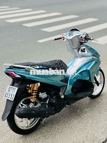 Honda Air Blade 125 Xanh Bạc Full đồ chơi