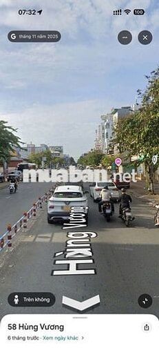 bán nhà trệt 3 lấu mặt tiền hùng vương