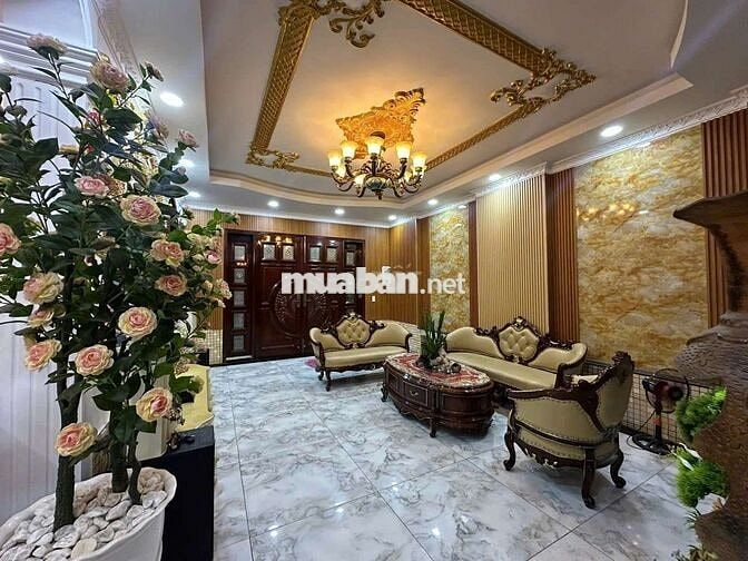 biết thự KDC gia hòa quốc lộ 50 DT 8m x 18m trệt 3 lầu 