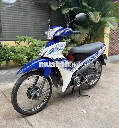 SYM Elegant 50cc 2014 Xanh trắng, biển Tây Ninh