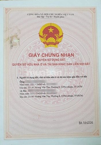 BÁN NHÀ NGUYỄN TRỌNG TUYỂN, PHƯỜNG 8, QUẬN PHÚ NHUẬN – VỊ TRÍ ĐẸP