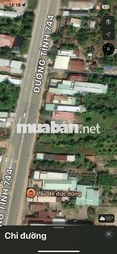 Chính chủ bán 442.3m2 đất mặt tiền ĐT 744, Thanh Tuyền, Dầu Tiếng