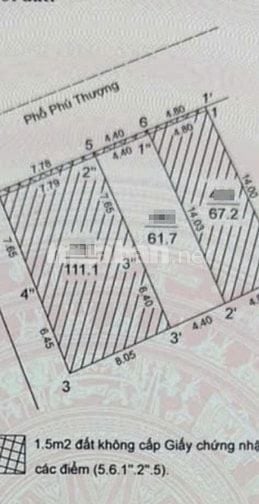 ĐẤT MẶT PHỐ - PHÚ THƯỢNG – KHU DÂN CƯ ĐÔNG ĐÚC – KINH DOANH ĐA DẠNG.