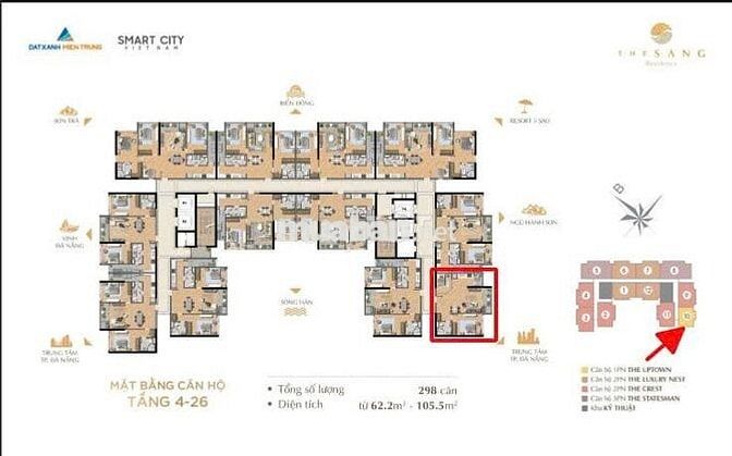🚨 CẦN TIỀN GẤP - BÁN CĂN HỘ BIỂN THE SANG RESIDENCE GIÁ TỐT 🚨