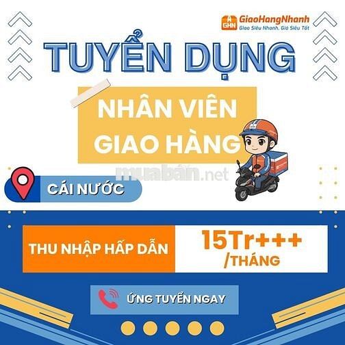 [Lương Thế Trân] GHN TUYỂN SHIPPER THU NHẬP TỐT