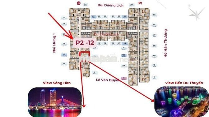 BÁN CĂN HỘ PENINSULA ĐÀ NẴNG 76M² – TẦNG 9 – VIEW ĐÔNG NAM
