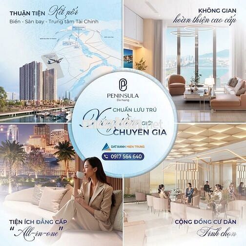 BÁN CĂN HỘ PENINSULA ĐÀ NẴNG 76M² – TẦNG 9 – VIEW ĐÔNG NAM