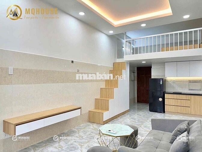 CHUNG CƯ MINI BAN CÔNG FULL NỘI THẤT NGAY ÂU CƠ