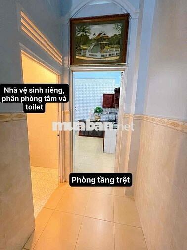 Phòng tầng trệt hẻm 180 Nguyễn Hữu Cảnh