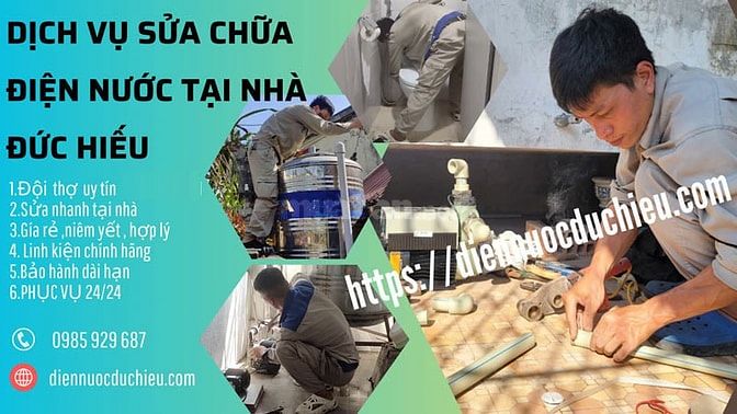 Dịch vụ sửa chữa điện nước tại nhà Điện Nước Đức Hiếu