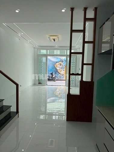 nhà mới xây hẻm nhựa 6m An Dương Vương 4x11 1 trệt 2 lầu 1T