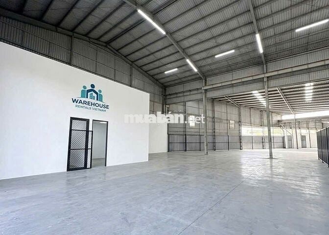 Cho thuê kho Nguyễn Hữu Thọ, Nhà Bè – 750m2 – có văn phòng