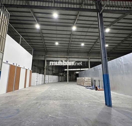 Cho thuê kho Nguyễn Hữu Thọ, Nhà Bè – 750m2 – có văn phòng
