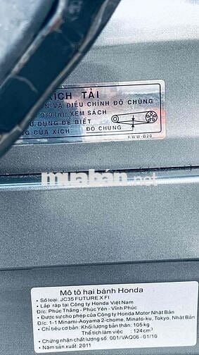 Honda Future X 2011 Đen