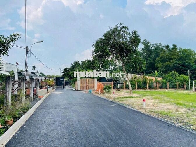 Lô đất mặt tiền đường Cây Trôm Mỹ Khánh 107m2 giá900triệu huyện Củ Chi