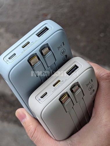 Sạc Dự Phòng thương hiệu BASEUS 20000mAh, Sạc nhanh PD/QC, 22.5W