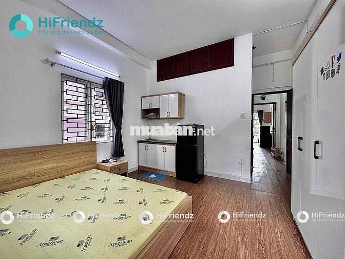 CHO THUÊ STUDIO BAN CÔNG RỘNG RÃI THOÁNG MÁT FULL NT NGAY PVĐ