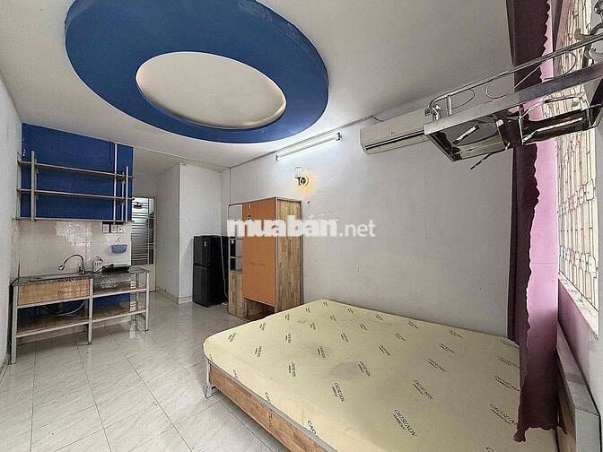 Studio Balcon - Full Nội Thất - Mặt Tiền Nguyễn Thiện Thuật - Quận 3
