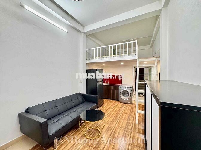 Cho Thuê Căn Hộ Gác Balcon 35m2 4ng3xe Ngay CV Lê Văn Tám Quận 1