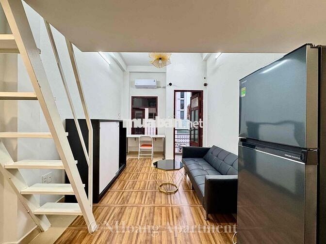Cho Thuê Căn Hộ Gác Balcon 35m2 4ng3xe Ngay CV Lê Văn Tám Quận 1