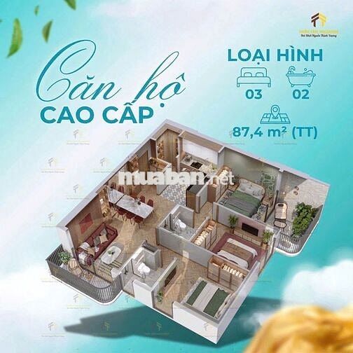🎆Bán căn hộ Ecopalace Buôn Ma Thuột –Căn 3 ngủ 🎆giá 3,7 tỷ