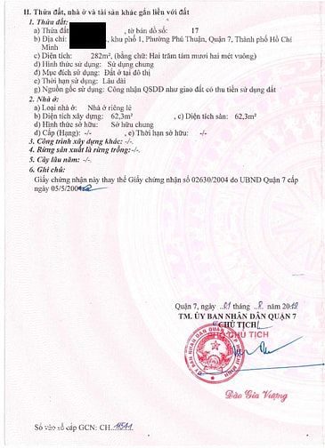 Ngộp bank 289m2 đất Quận 7 - 60tr/m2 full ODT, đường xe hơi